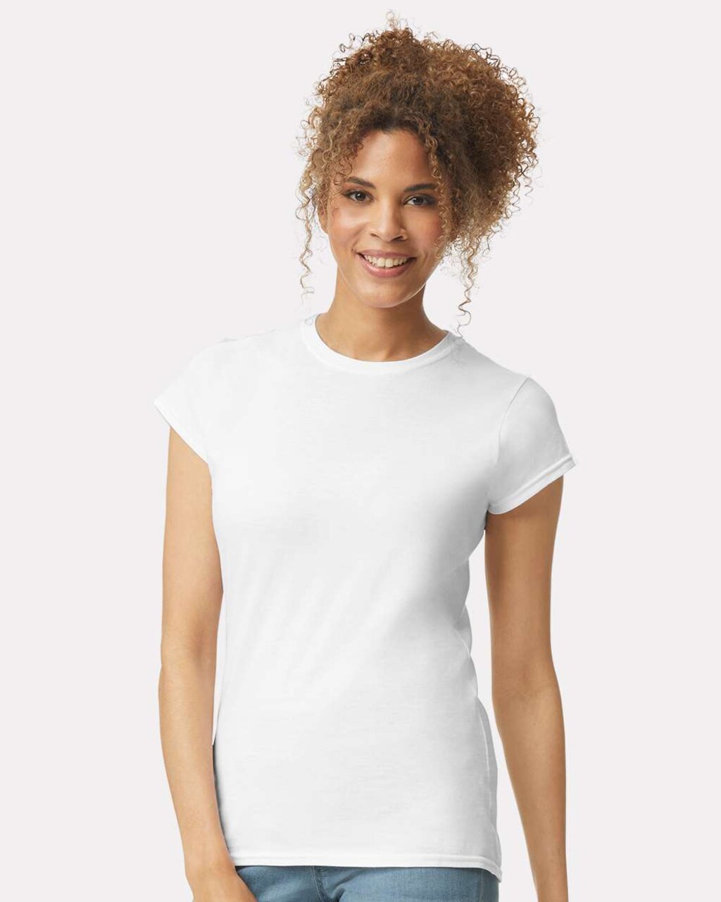 Gildan Softstyle Women’s Short Sleeve Crewneck T-Shirt for Casual Wear & Custom Cotton Printing Tee